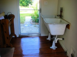 シンク,大きい,二つ目,汚れ物用,勝手口